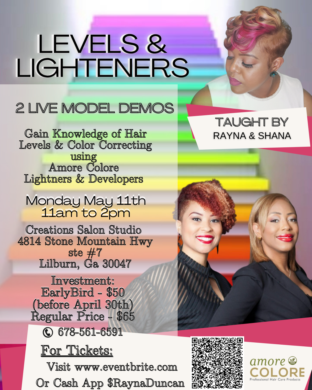 Elevate Your Color Services at the Levels & Lighteners Masterclass in Atlanta