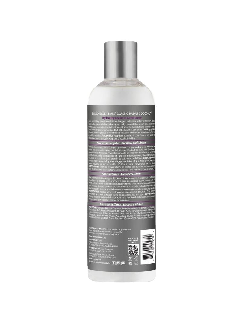 Kukui & Coconut Hydrating Leave-In Conditioner, 12oz