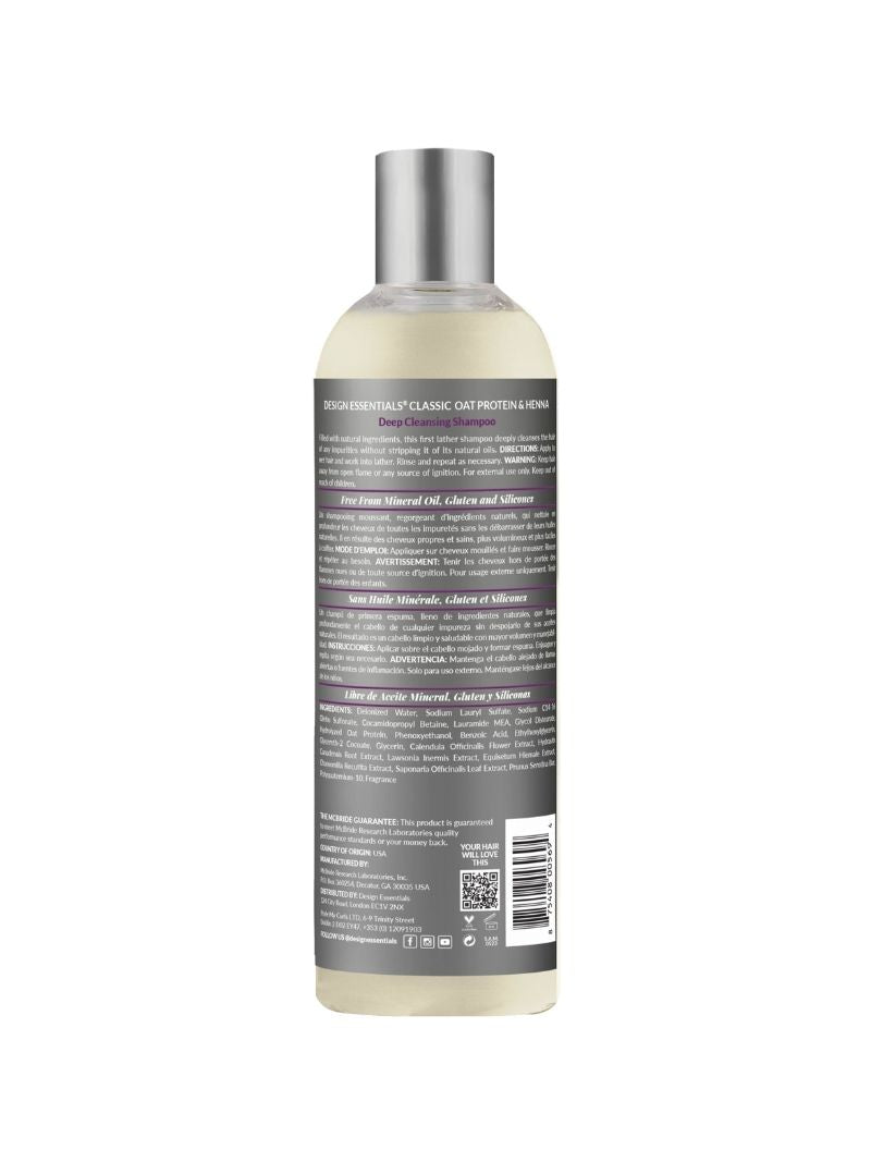 Oat Protein & Henna Deep Cleansing Shampoo